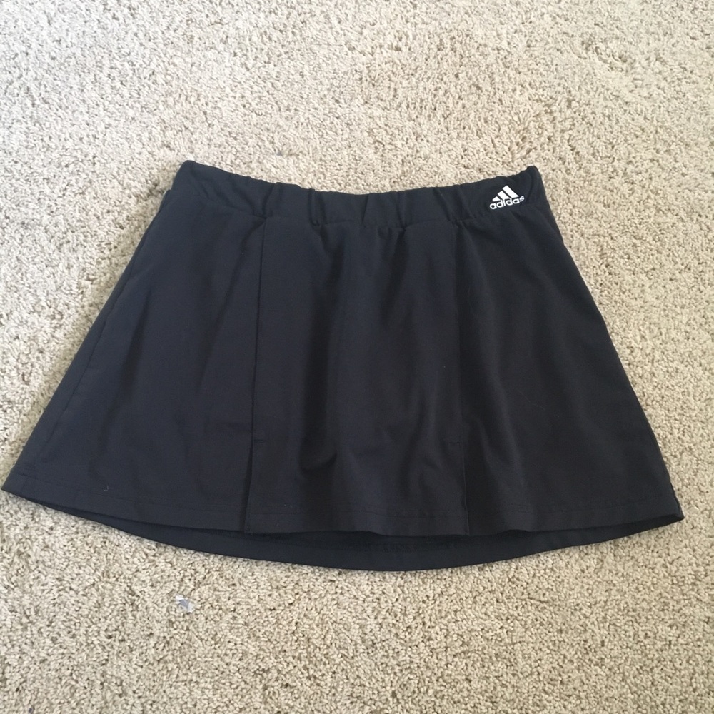 Adidas black climatisé athletic tennis skirt/skort